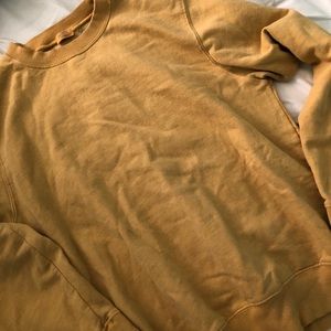 brandy melville yellow sweatshirt
